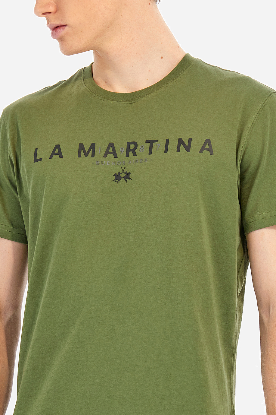 Remera de hombre de corte recto - Warley - Regalos con monograma para él | La Martina - Official Online Shop