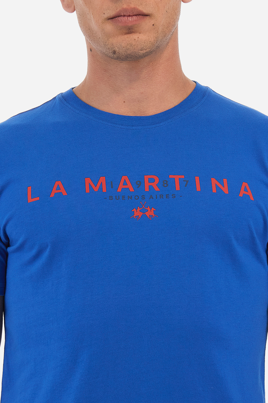 Remera de hombre de corte recto - Warley - Regalos con monograma para él | La Martina - Official Online Shop
