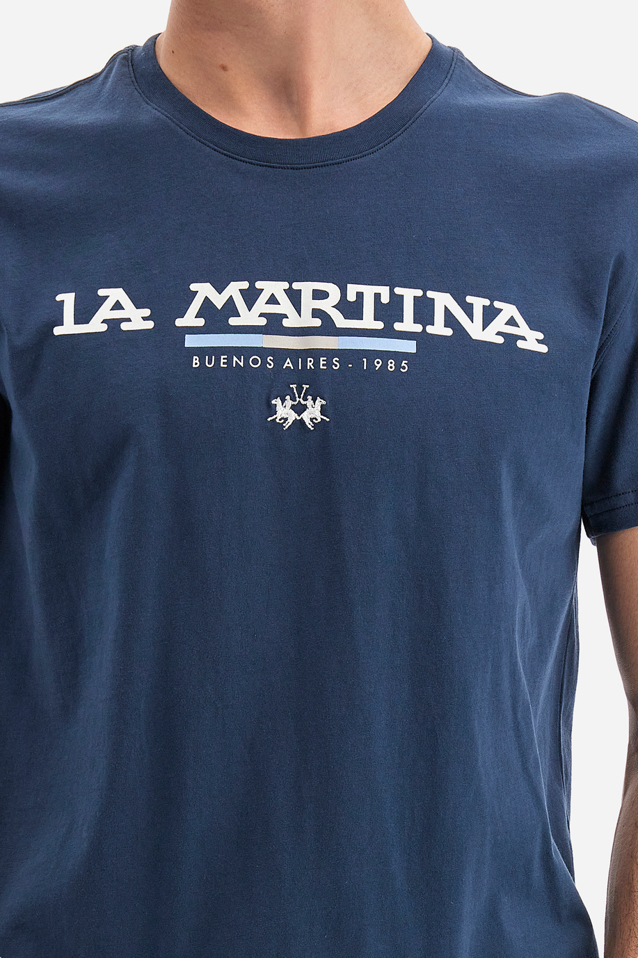 Man T-shirt in regular fit - Winford - Monogrammed gifts for him | La Martina - Official Online Shop