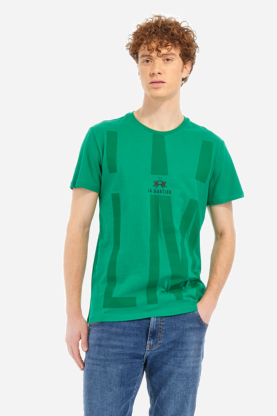 T-shirt homme coupe classique - Wakefield - -50% | step 3 | all | La Martina - Official Online Shop