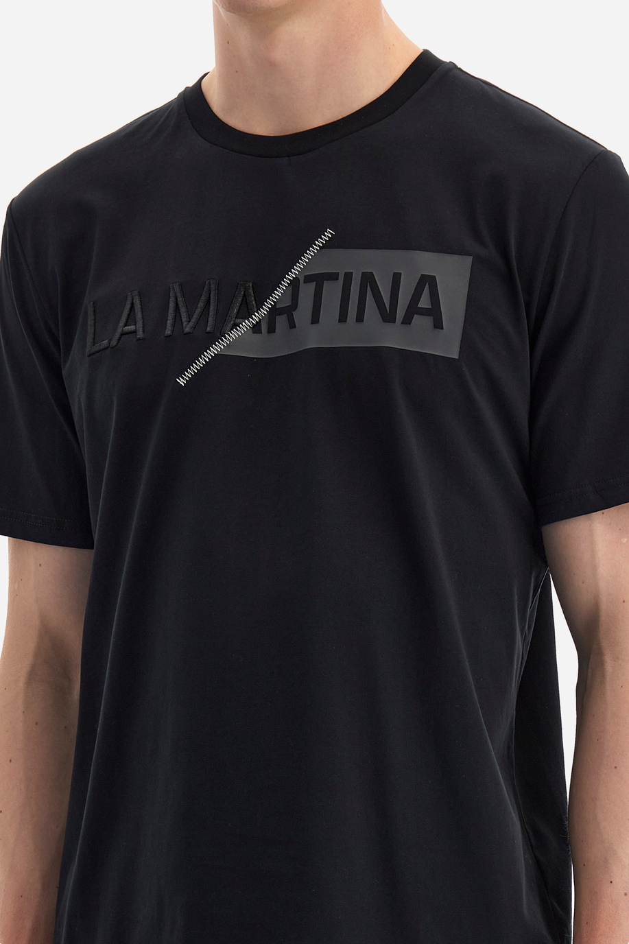 Man T-shirt in regular fit - Wakely - Jet Set | La Martina - Official Online Shop