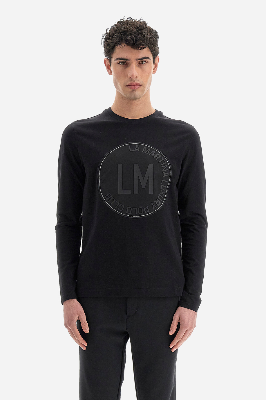 Man T-shirt in regular fit - Wills - Jet Set | La Martina - Official Online Shop