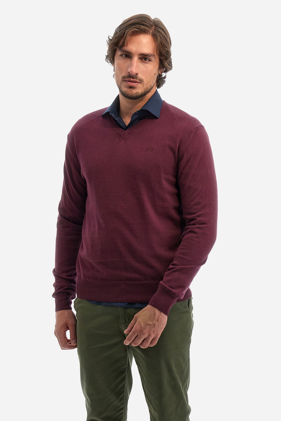 Man shirt in regular fit - Watts - XLarge sizes | La Martina - Official Online Shop