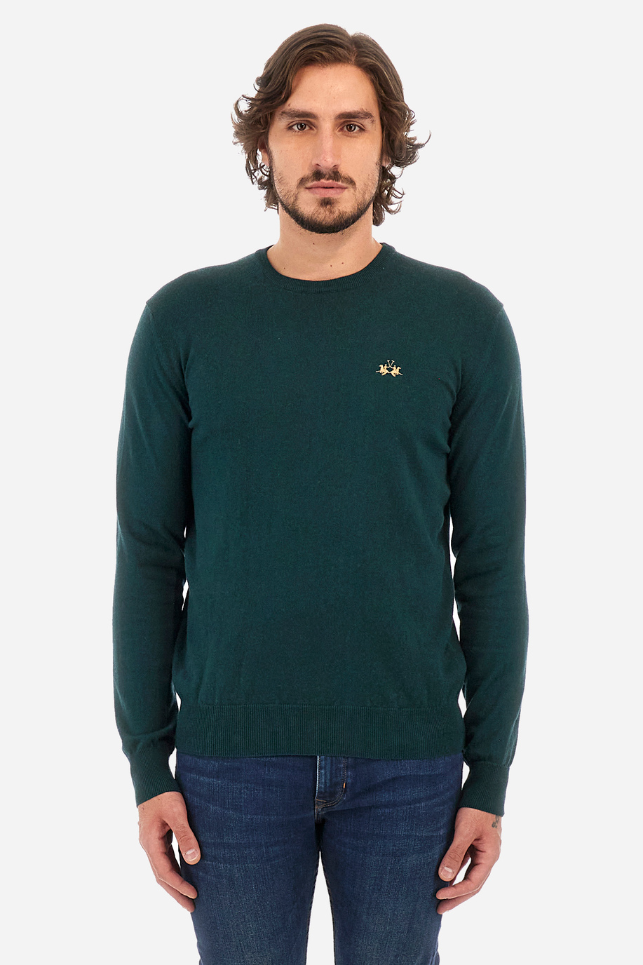 Sweater hombre de corte recto - Wilmar - Regalos excepcionales para él | La Martina - Official Online Shop
