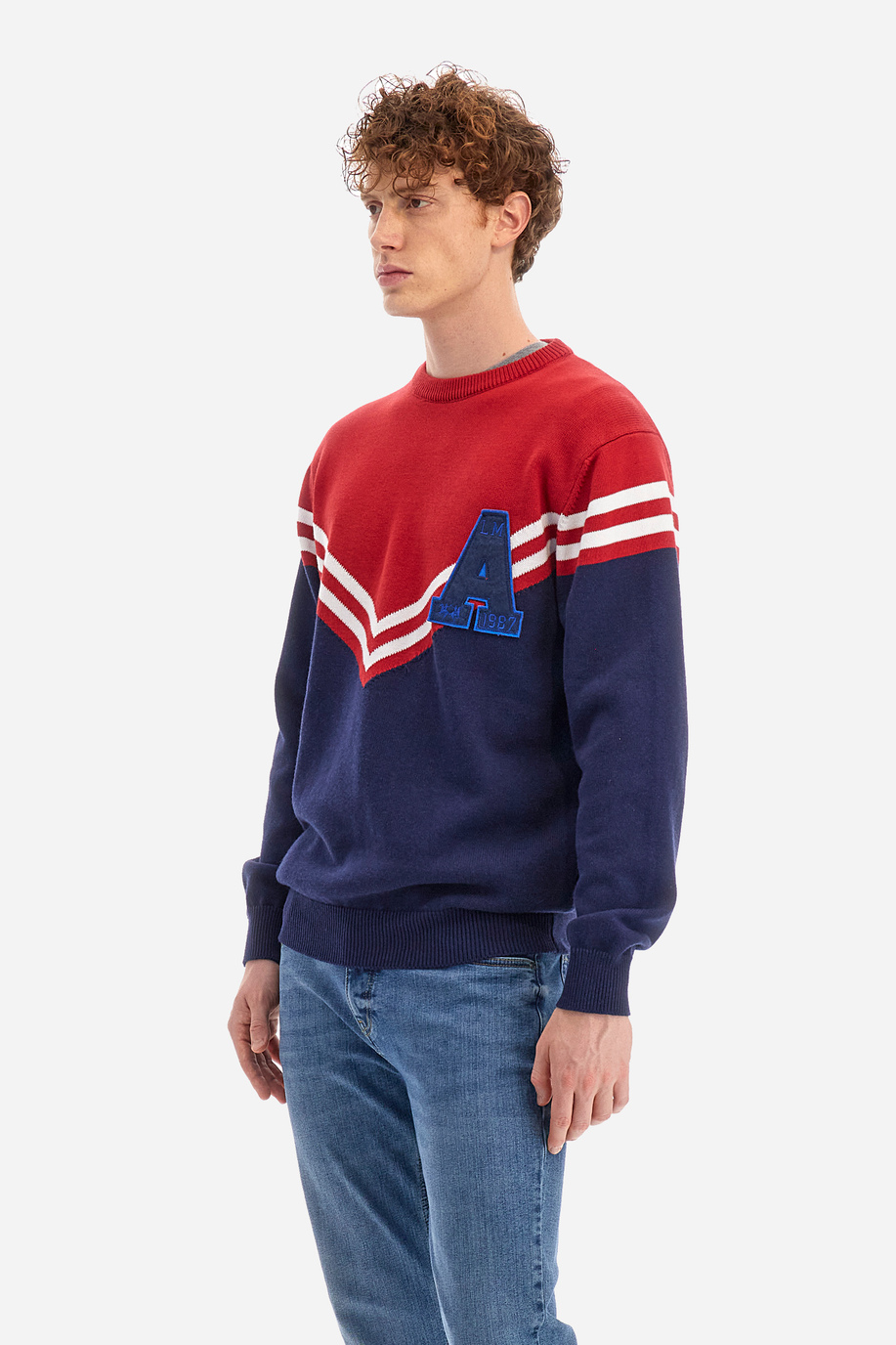 Sweater de hombre de corte recto - Weaver - -50% | step 3 | all | La Martina - Official Online Shop