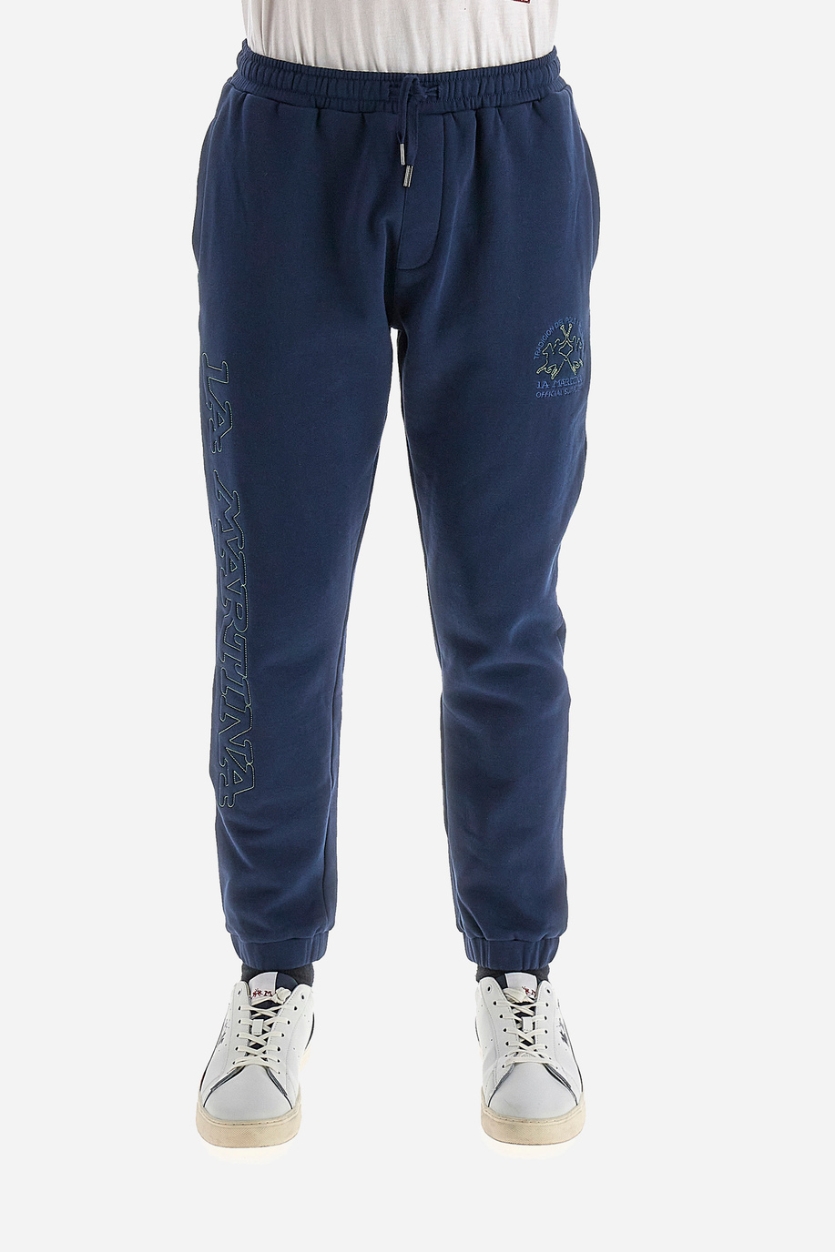 Man jogging trousers in regular fit - Welldon - Iconos - Numeros  | La Martina - Official Online Shop