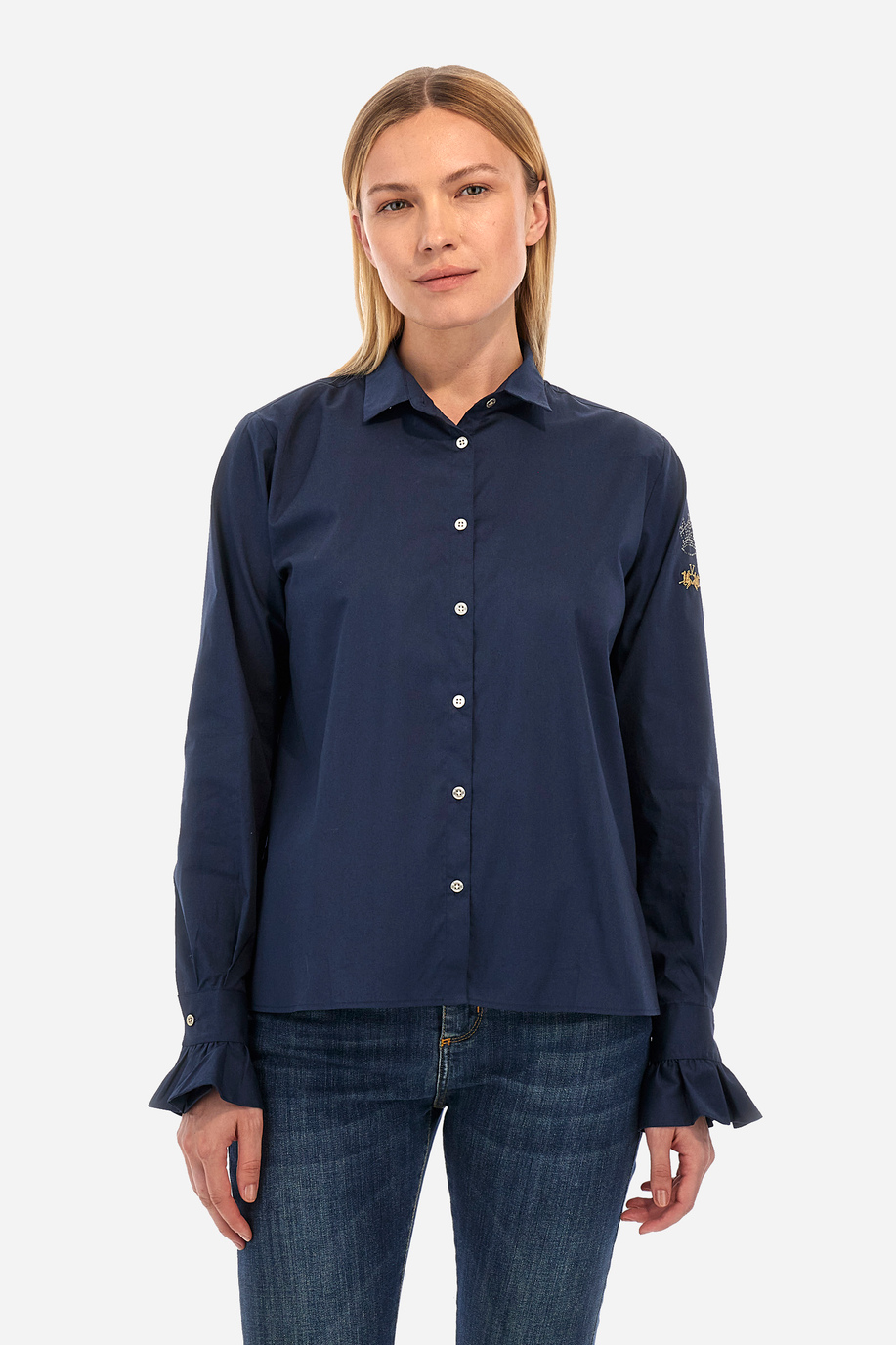 Camicia donna regular fit - Welbie - Camicie | La Martina - Official Online Shop