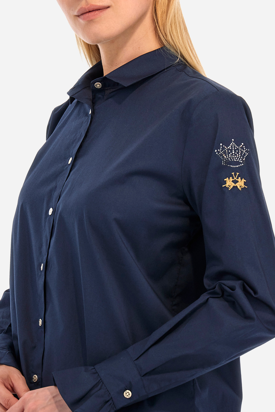 Chemise femme coupe classique - Welbie - Chemises | La Martina - Official Online Shop