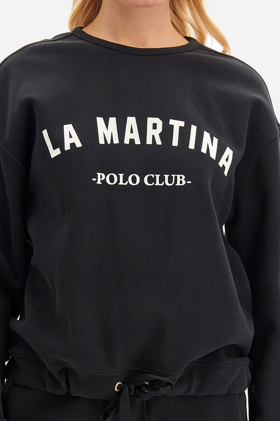 Woman sweatshirt in regular fit - Wendie - Timeless | La Martina - Official Online Shop