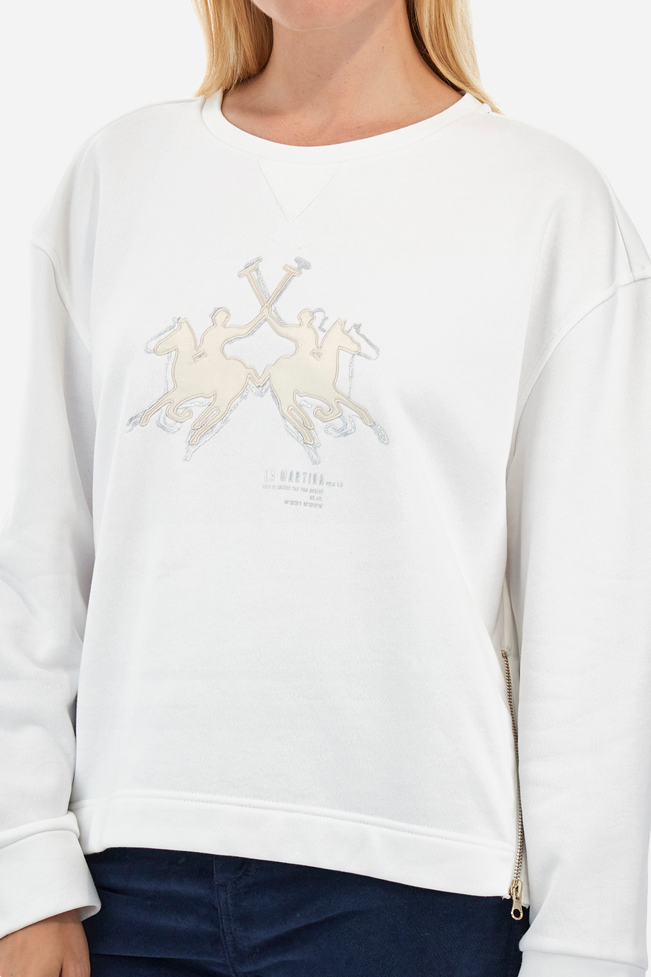 Damen -Sweatshirt regular fit - Whitnie - Kleidung | La Martina - Official Online Shop