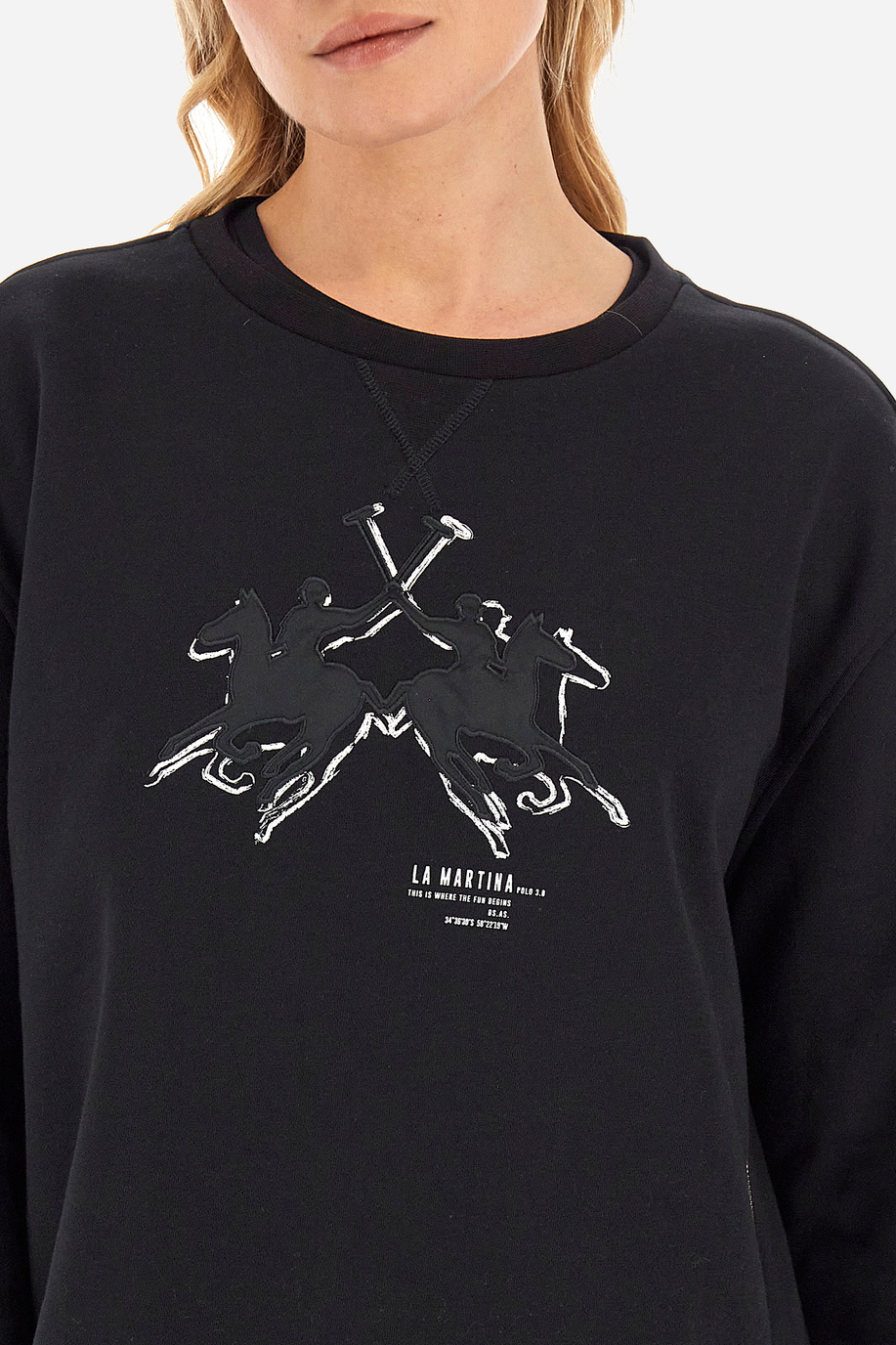 Woman sweatshirt in regular fit - Whitnie - Sweatshirts | La Martina - Official Online Shop