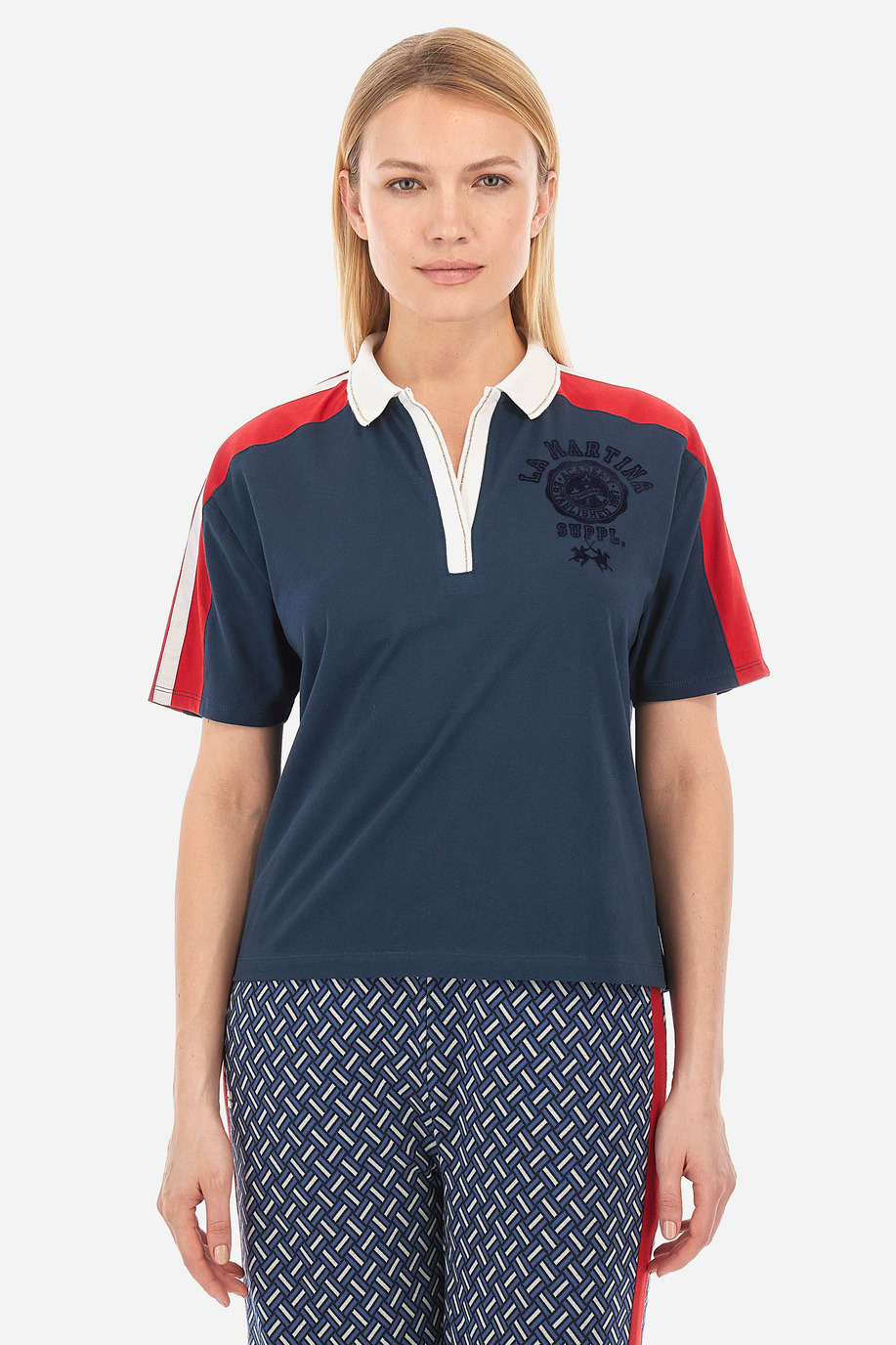 Women's polo shirt in a regular fit- Wenda - Polo Shirts | La Martina - Official Online Shop