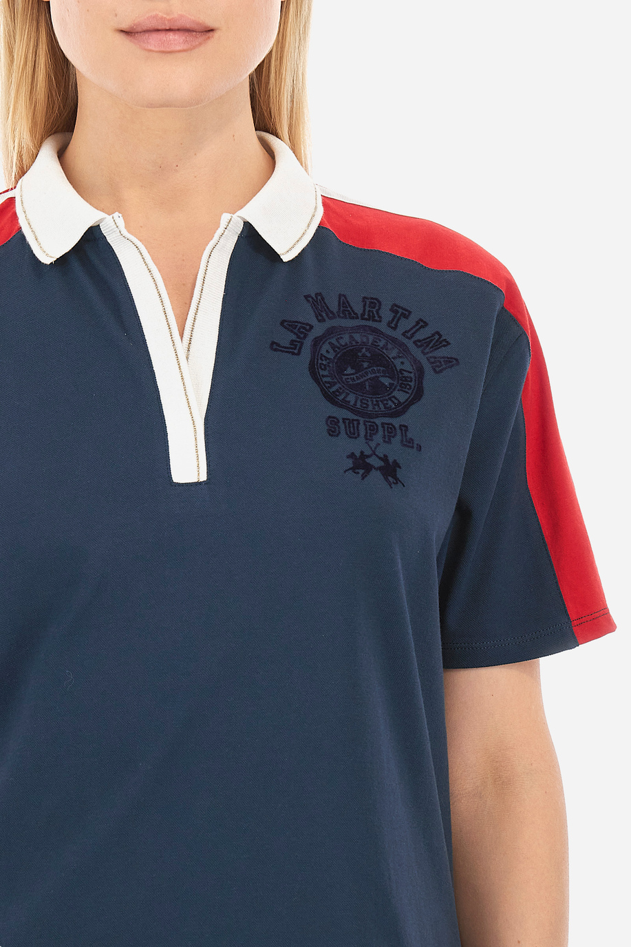 Women's polo shirt in a regular fit- Wenda - Polo Shirts | La Martina - Official Online Shop