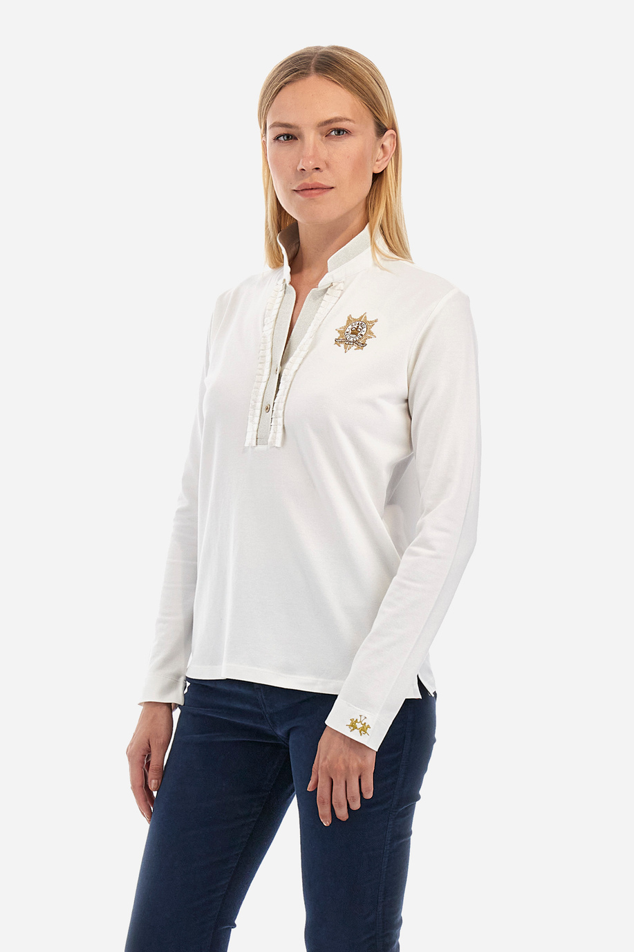 Woman polo shirt in regular fit - Warna - New Arrivals | La Martina - Official Online Shop