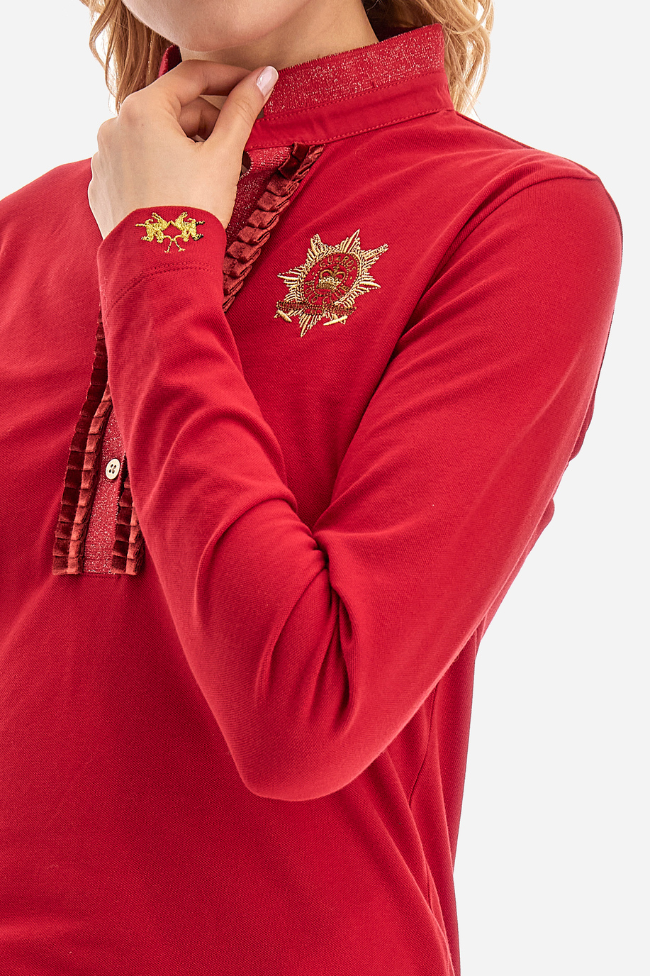 Woman polo shirt in regular fit - Warna - Polo Shirts | La Martina - Official Online Shop