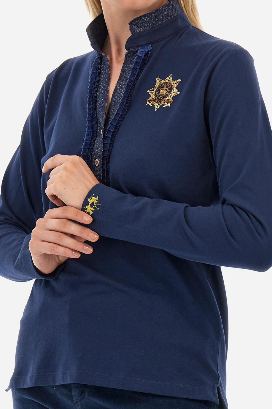 Woman polo shirt in regular fit - Warna - New Arrivals | La Martina - Official Online Shop