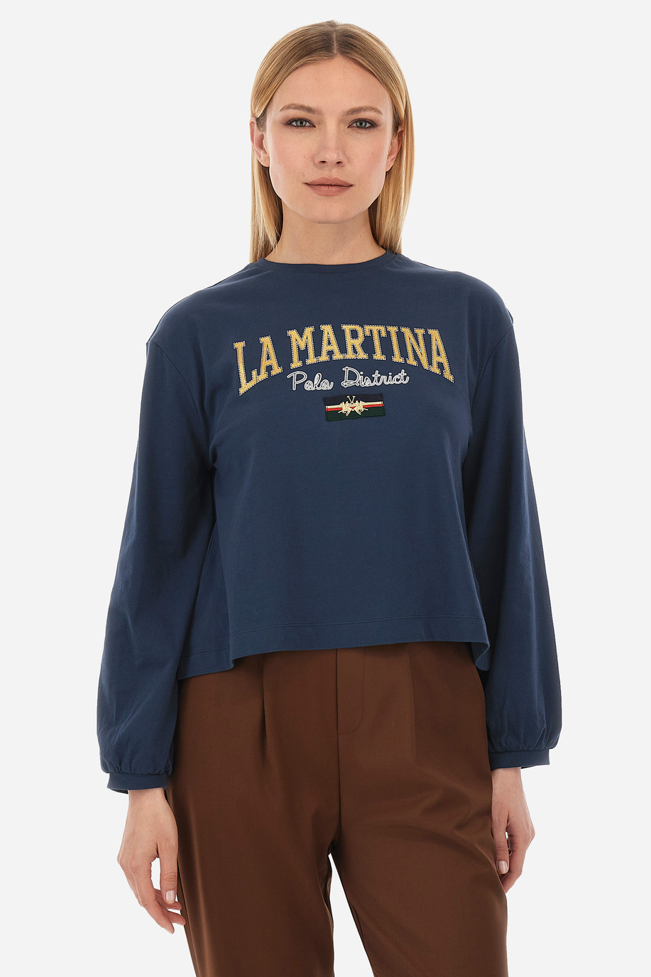 T-shirts donna regular fit - Willetta - Preview | La Martina - Official Online Shop