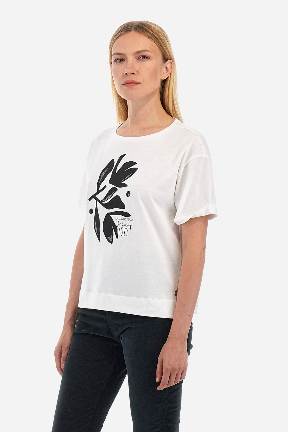 Damen -T -Shirt regular fit - Welda | La Martina - Official Online Shop