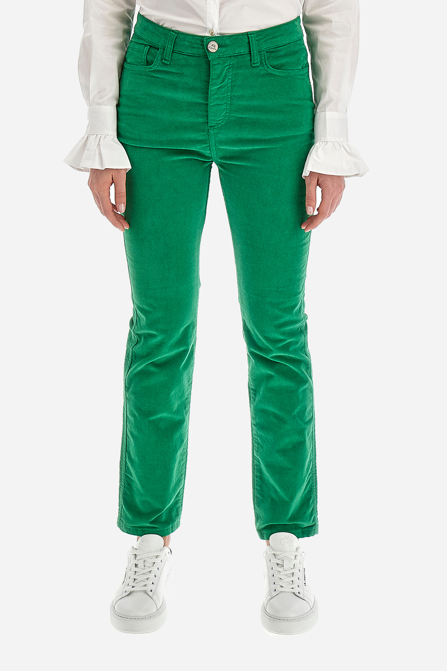 Woman trousers in regular fit - Wayte - Trousers | La Martina - Official Online Shop