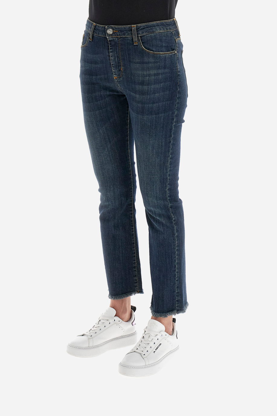 Woman jeans in regular fit - Wendelle - Women | La Martina - Official Online Shop