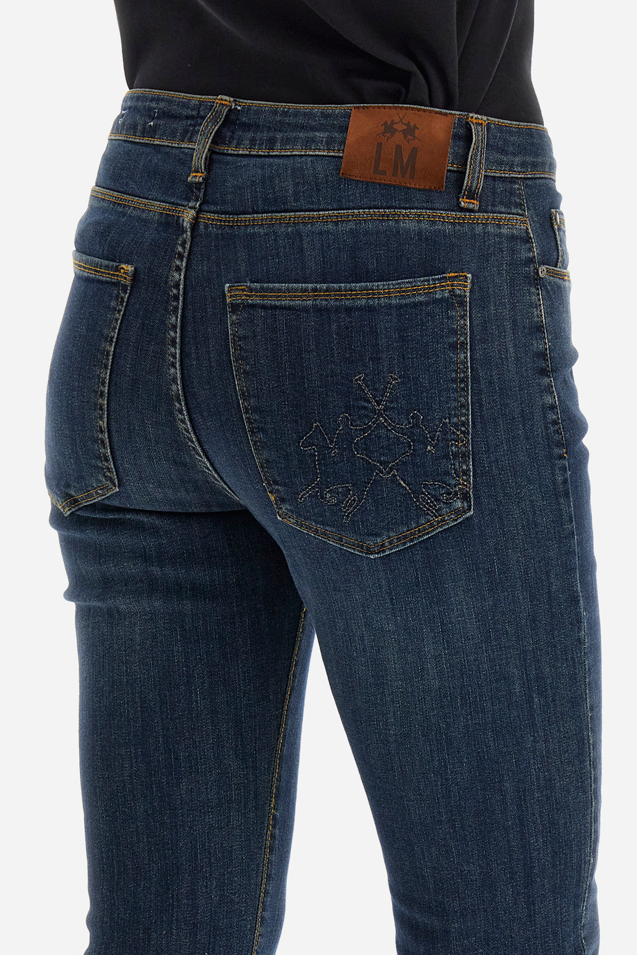Woman jeans in regular fit - Wendelle - Apparel | La Martina - Official Online Shop
