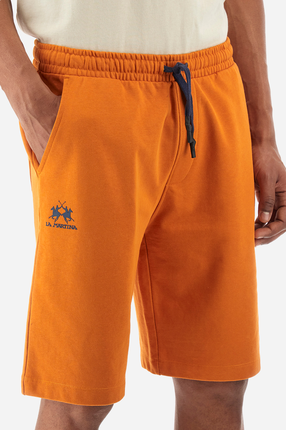 Regular-fit Bermudas in cotton - Remi - Bermuda Shorts | La Martina - Official Online Shop