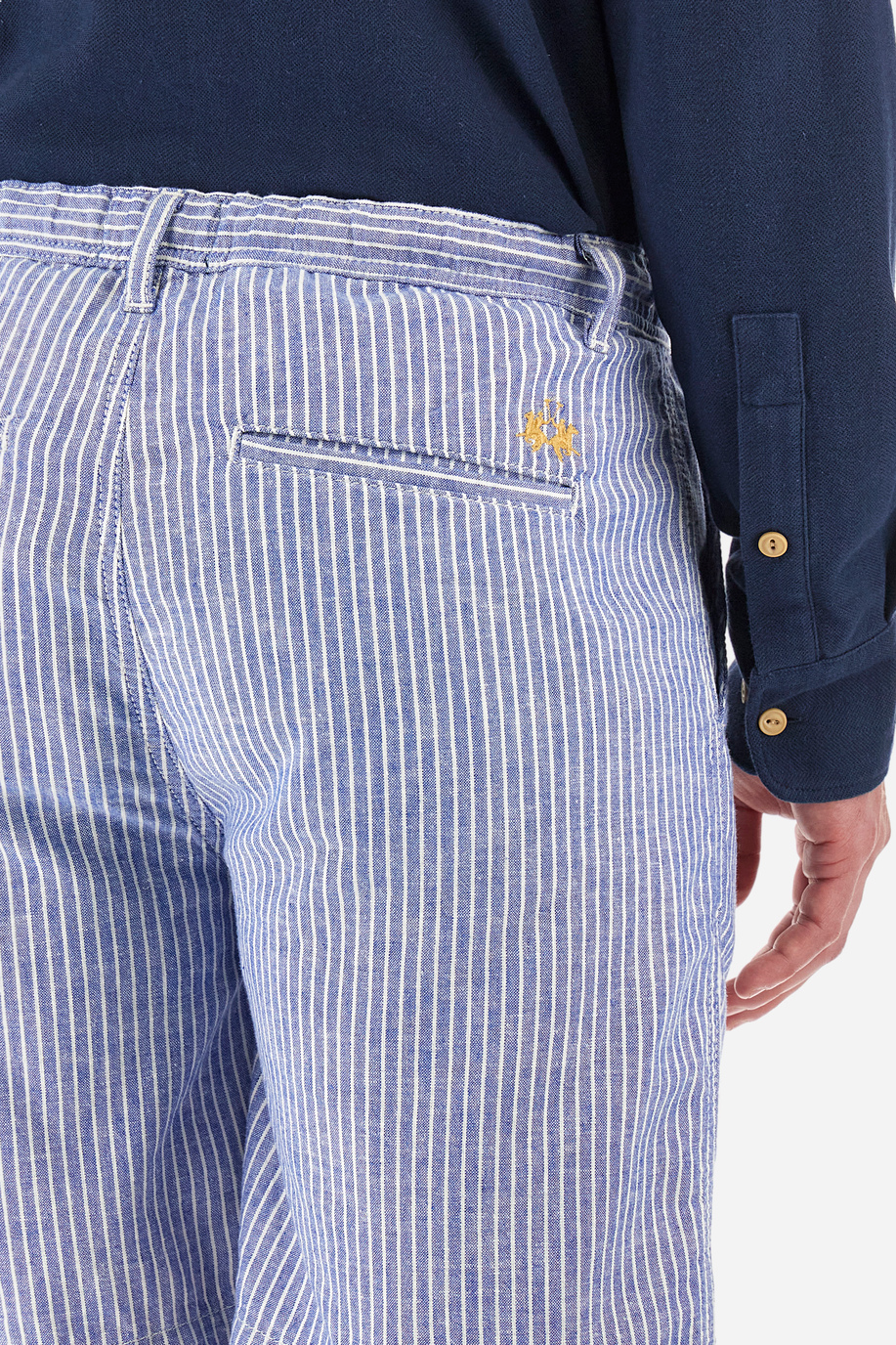 Regular-fit chino Bermudas in cotton - Young - Spring looks for him | La Martina - Official Online Shop