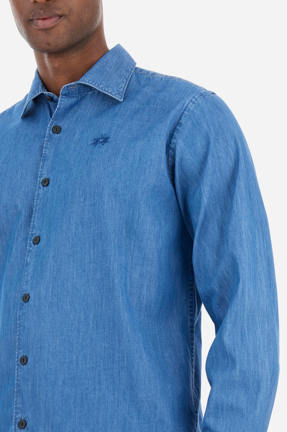 Camisa de algodón de corte recto - Innocent - test | La Martina - Official Online Shop