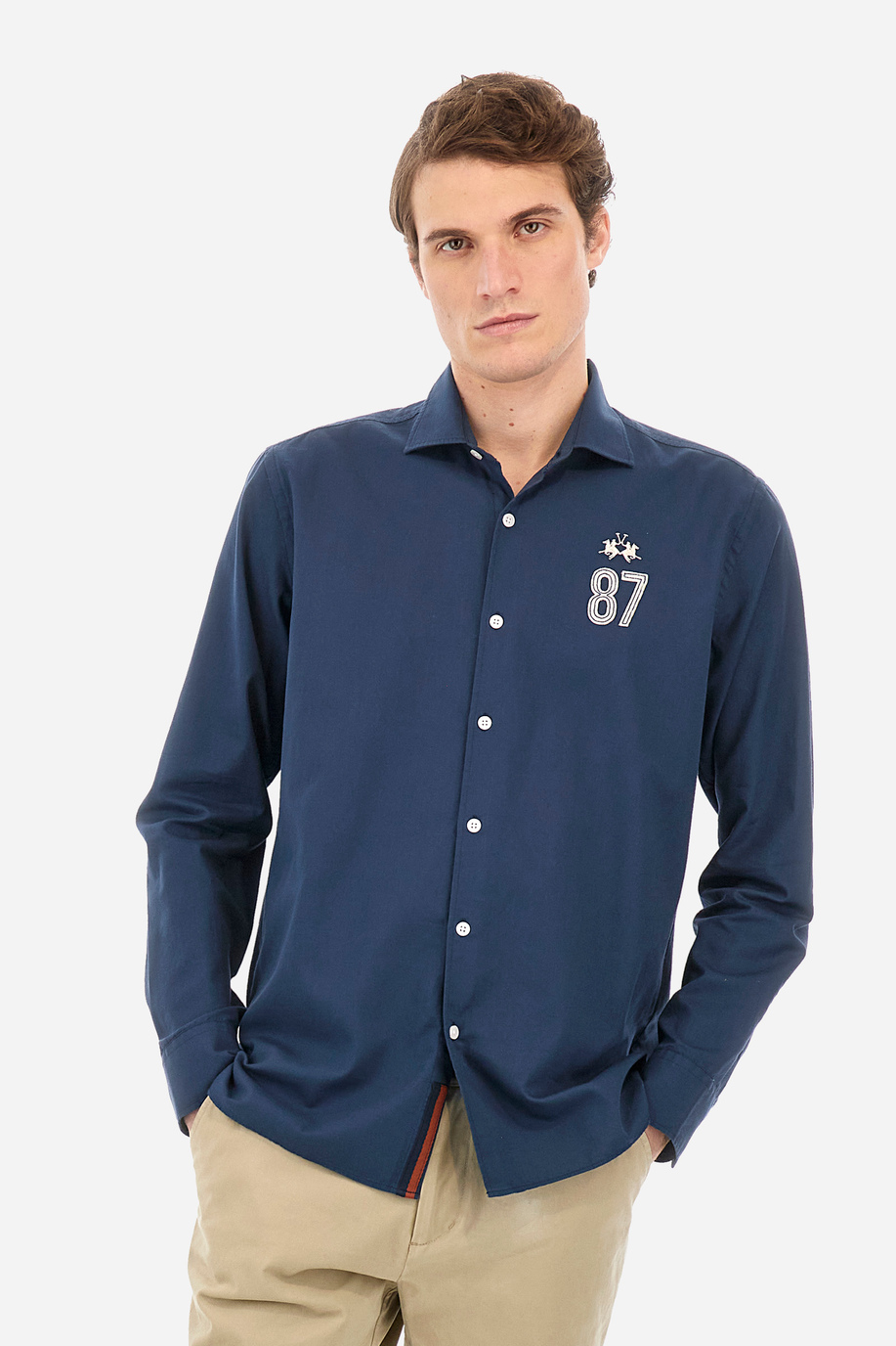 Men's shirt in a regular fit - Yamino - Shirts | La Martina - Official Online Shop