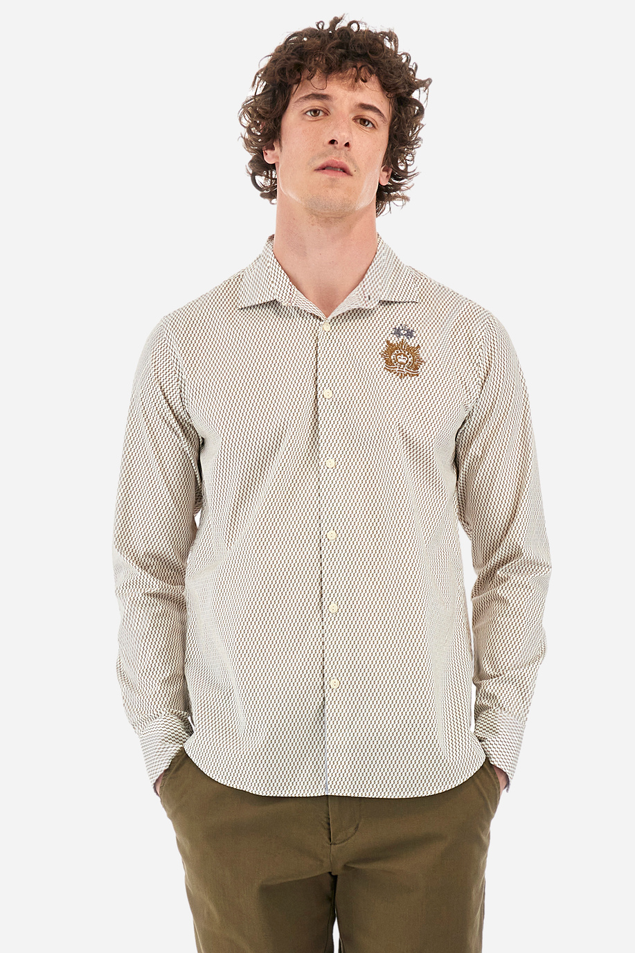 Camicia Guards regular fit in cotone - Innocent - Camicie | La Martina - Official Online Shop