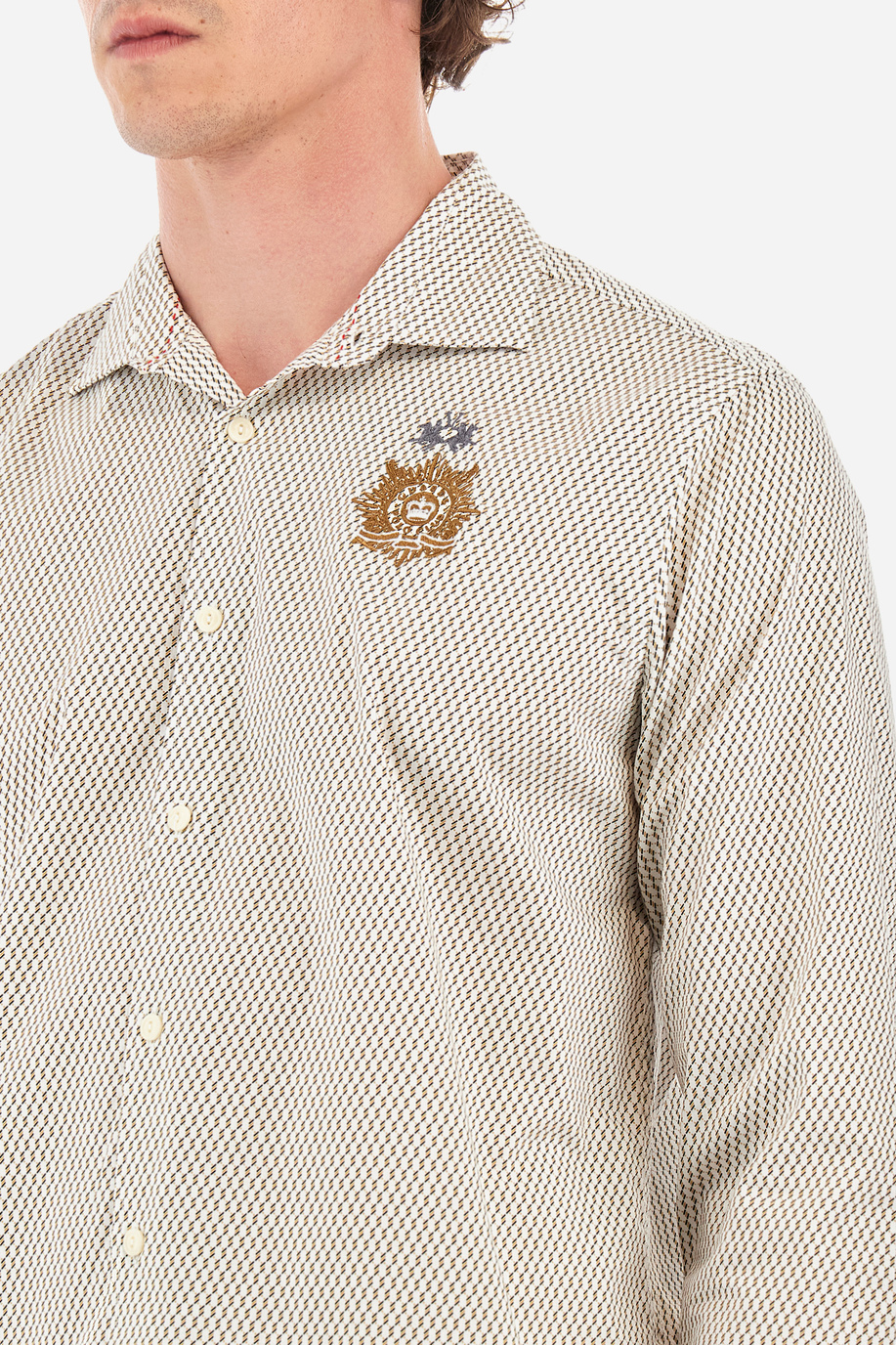 Camisa Guards de algodón y corte recto - Innocent - Camisas | La Martina - Official Online Shop