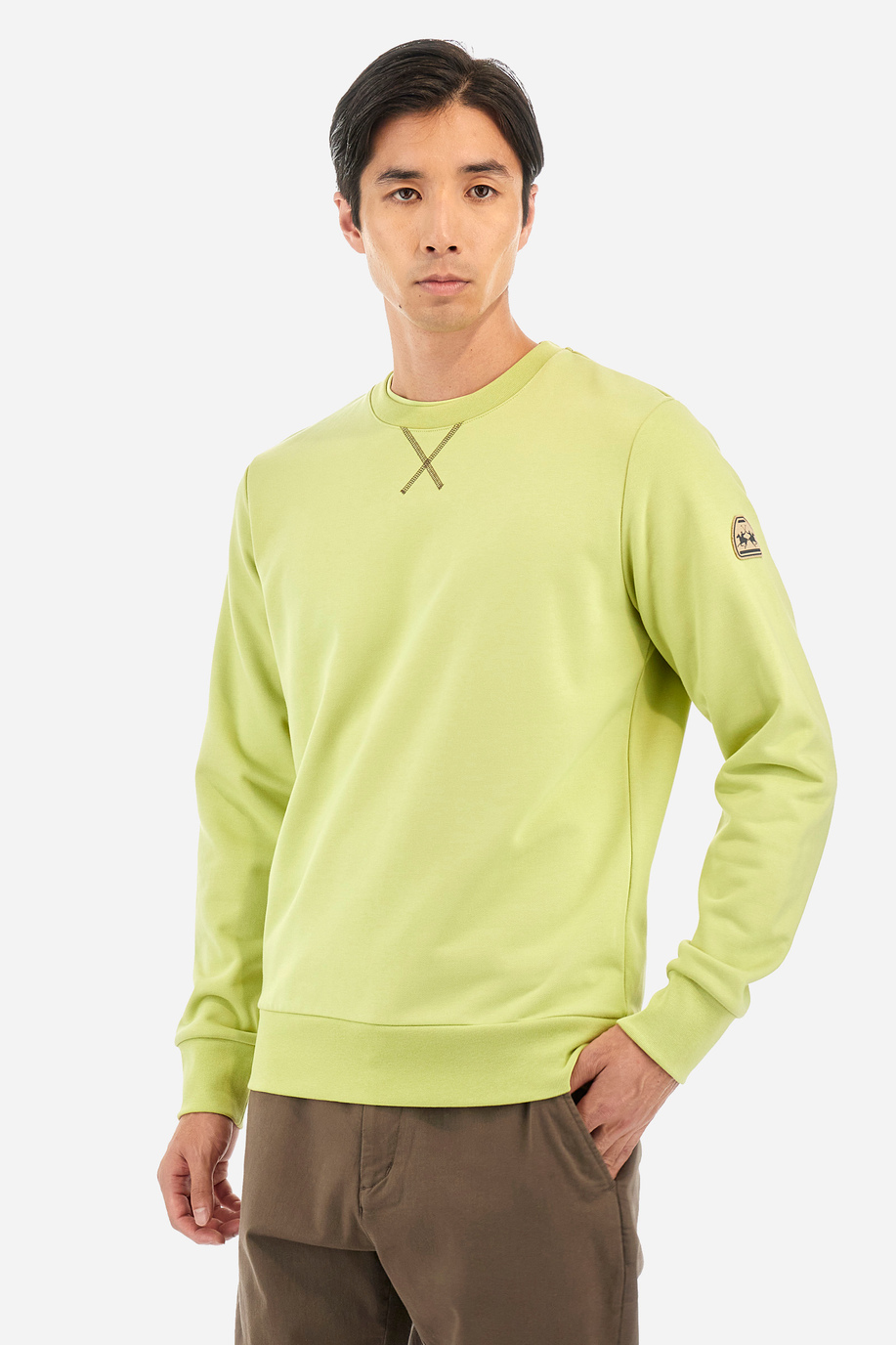 Men's regular fit sweatshirt - Yaar - Preview | La Martina - Official Online Shop