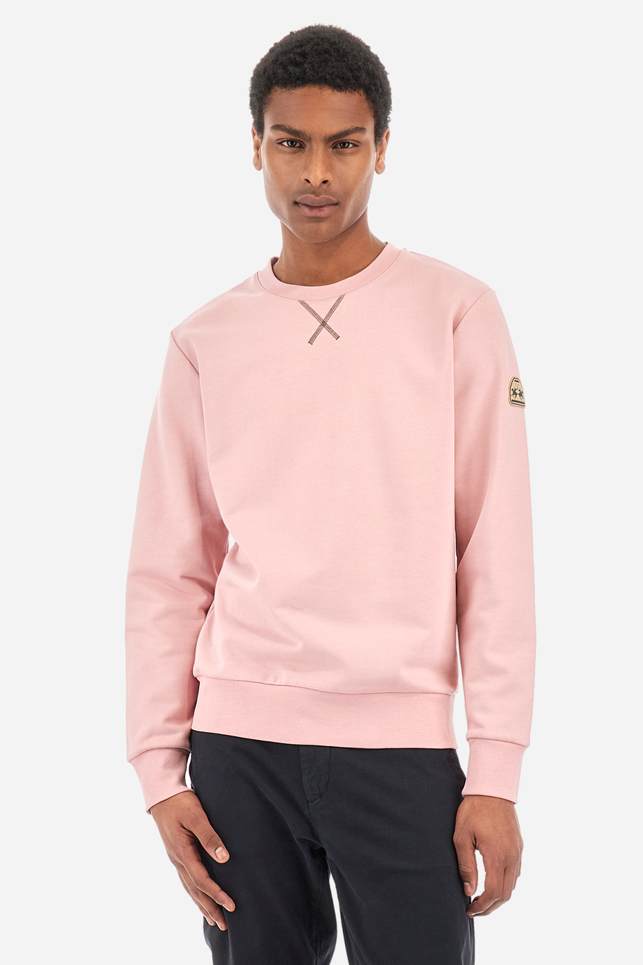 Men's regular fit sweatshirt - Yaar - Knitwear & Sweatshirts | La Martina - Official Online Shop