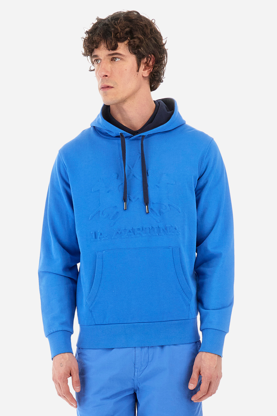 Regular-fit sweatshirt in cotton - Yanno - Spring looks for him | La Martina - Official Online Shop