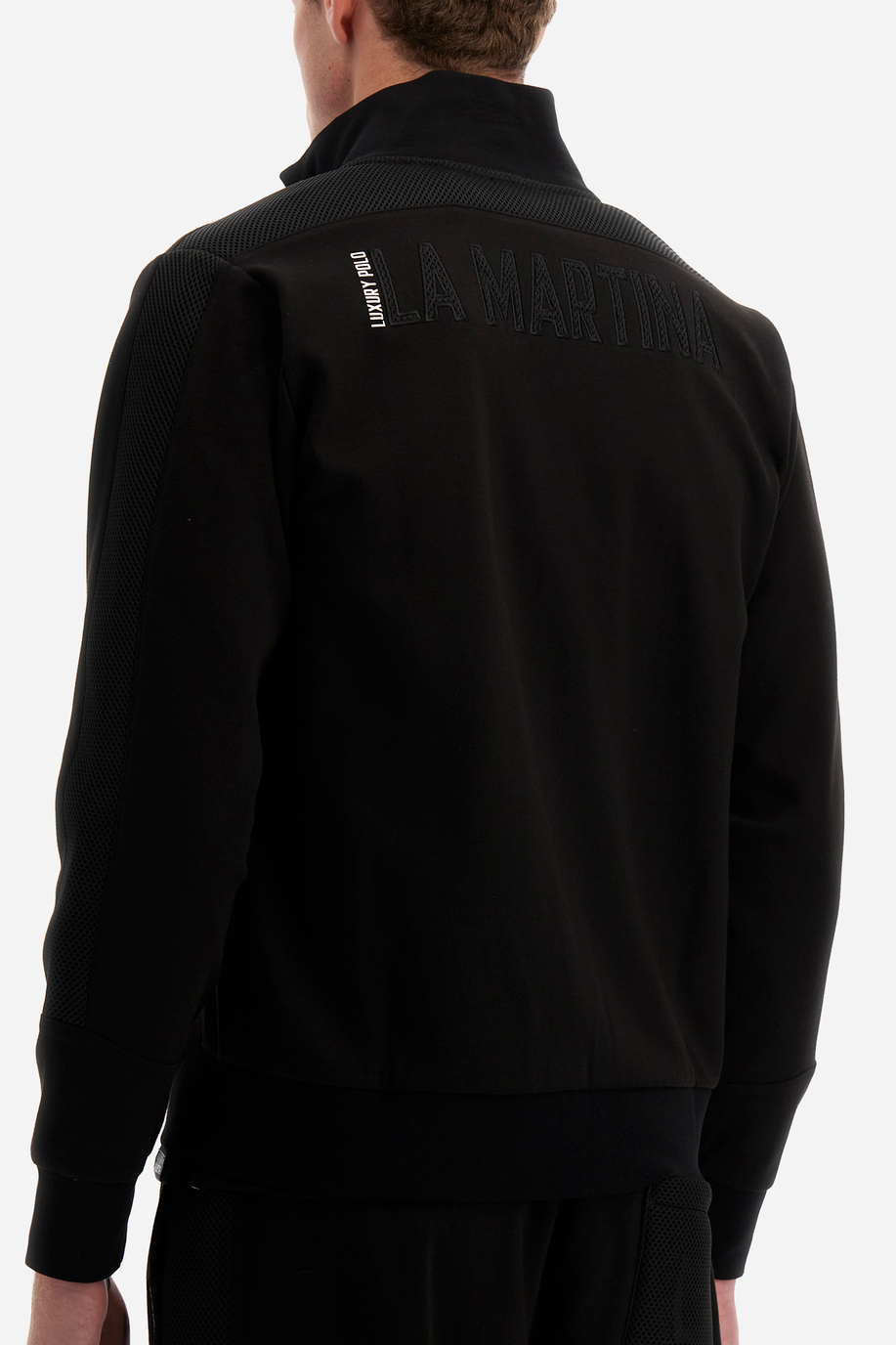 Regular-fit cotton blend sweatshirt - Yeardley - Sweatshirts | La Martina - Official Online Shop