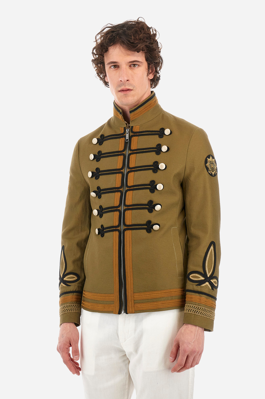 Regular-fit Guards jacket in cotton - Yefim - Apparel | La Martina - Official Online Shop