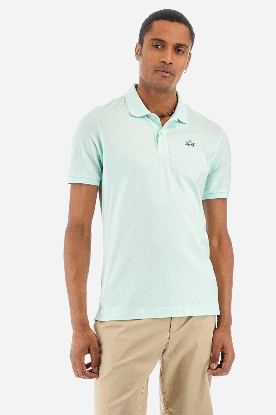 Poloshirt aus Stretch-Baumwolle Slim Fit - Eduardo - Slim fit | La Martina - Official Online Shop