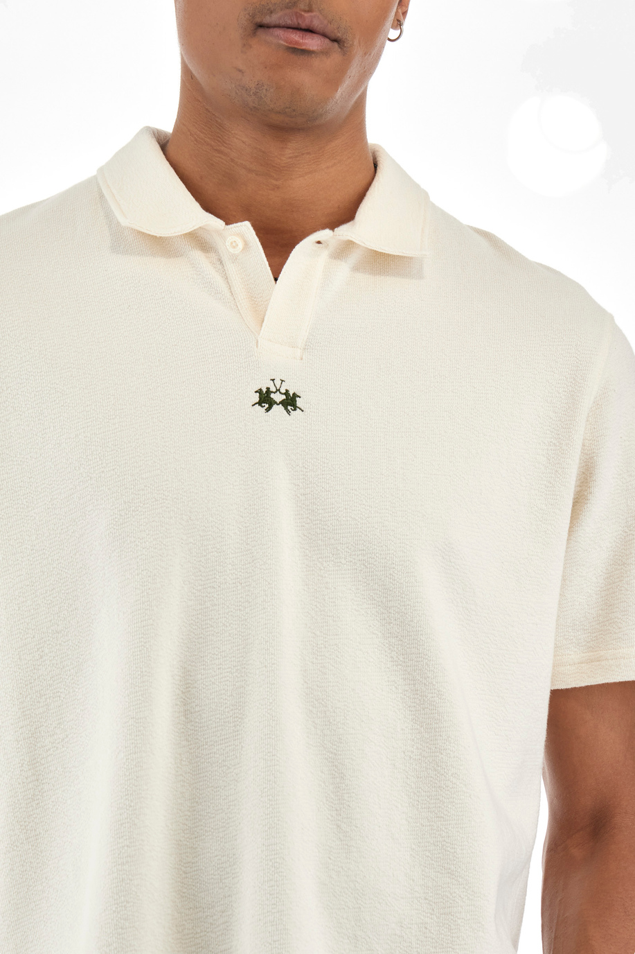Regular-fit polo shirt in cotton - Yuzo - Apparel | La Martina - Official Online Shop
