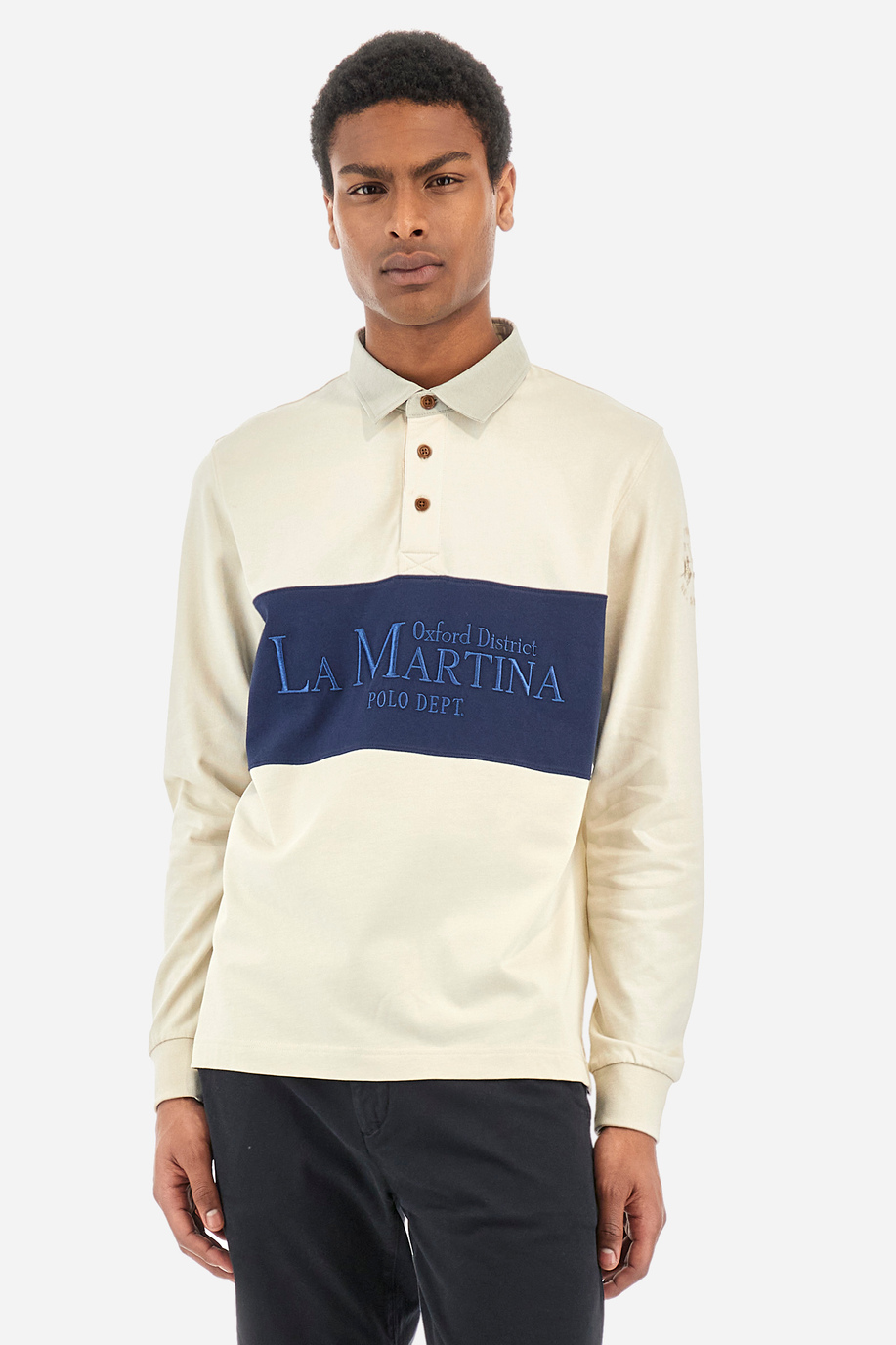 Men's regular fit polo shirt - Yechezkel - Long Sleeve | La Martina - Official Online Shop