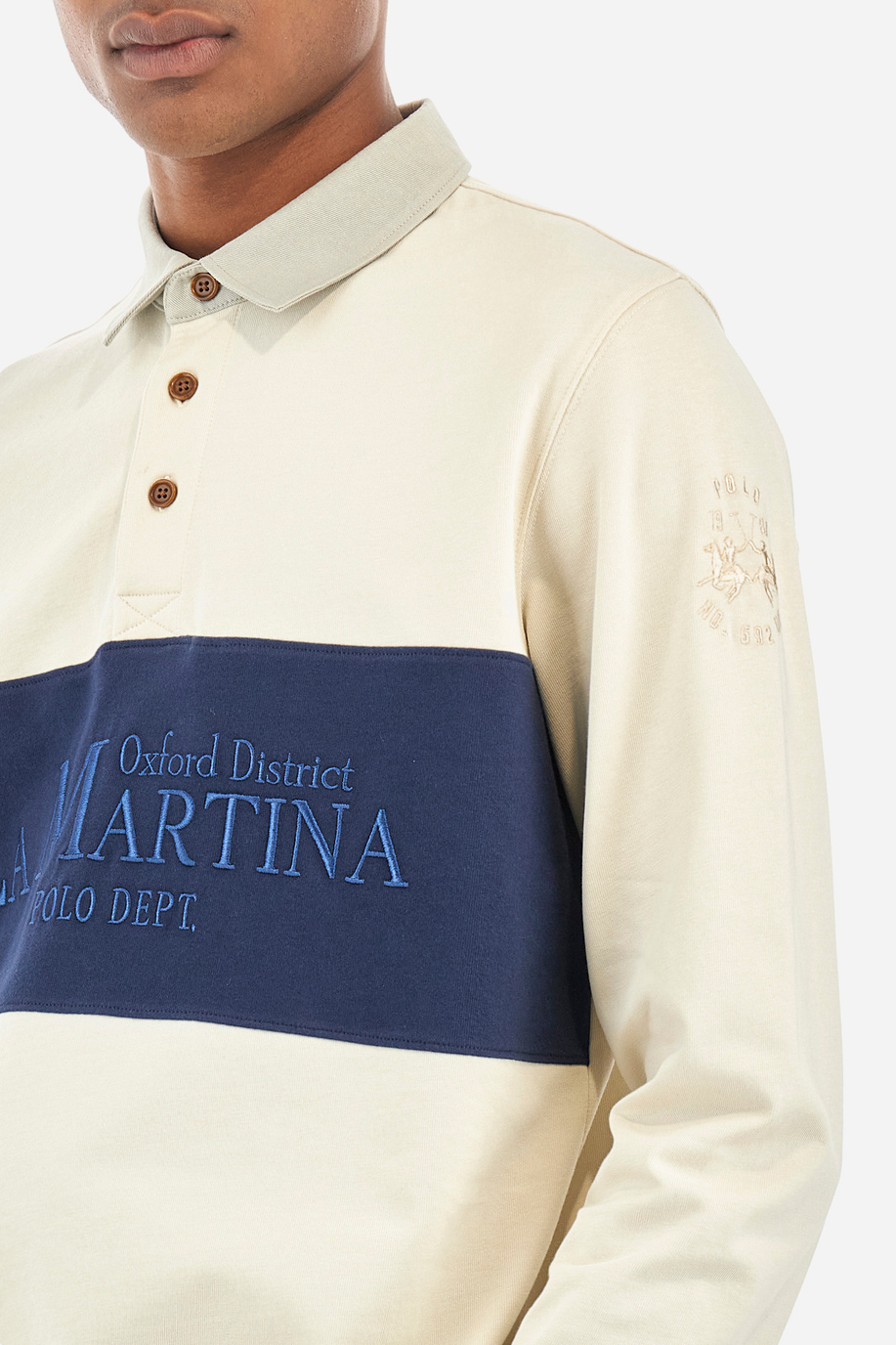 Men's regular fit polo shirt - Yechezkel - Long Sleeve | La Martina - Official Online Shop