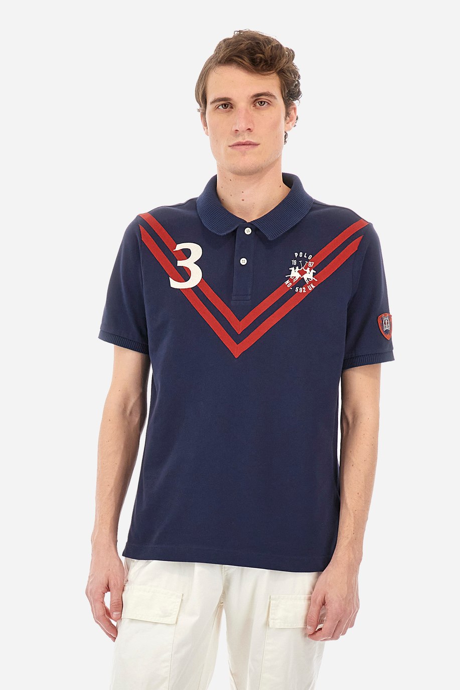 Men's regular fit polo shirt - Yaak | La Martina - Official Online Shop
