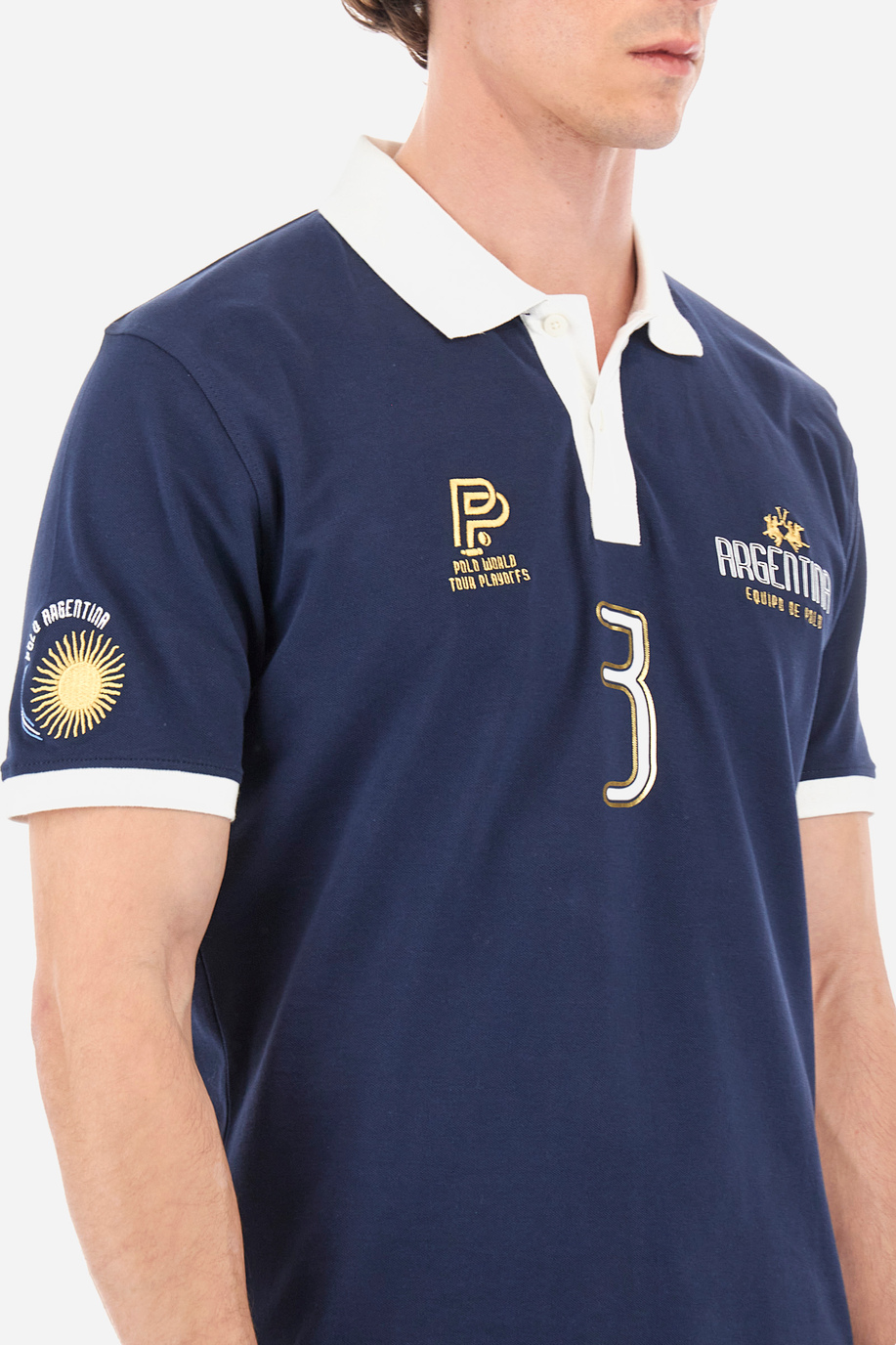 Polo regular fit in cotone elasticizzato - Ydan - Polo Shirts | La Martina - Official Online Shop