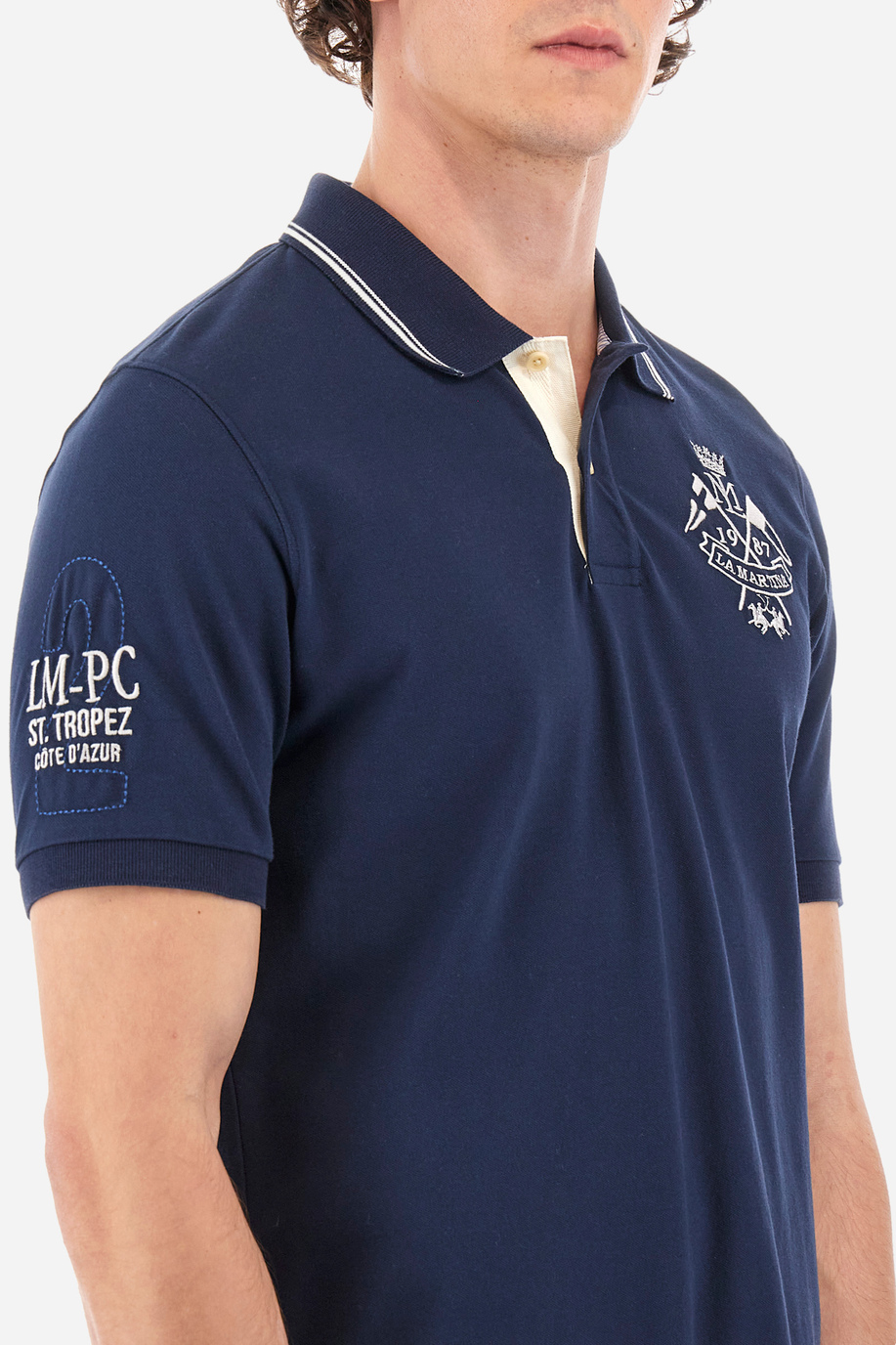 Polo regular fit in cotone elasticizzato - Yoshihiko - Polo Shirts | La Martina - Official Online Shop