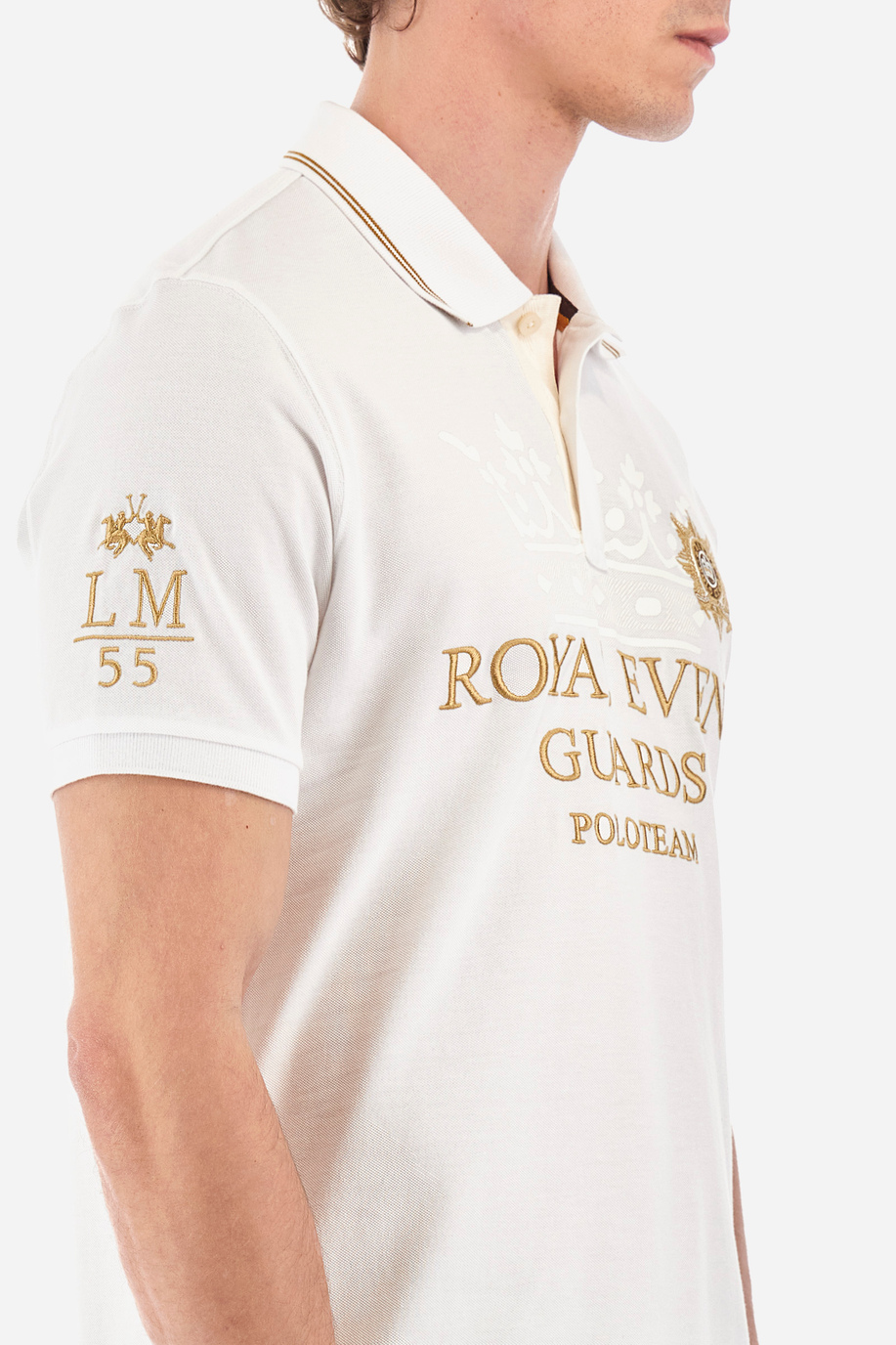 Regular-fit polo shirt in cotton - Yonas - Guards - England | La Martina - Official Online Shop