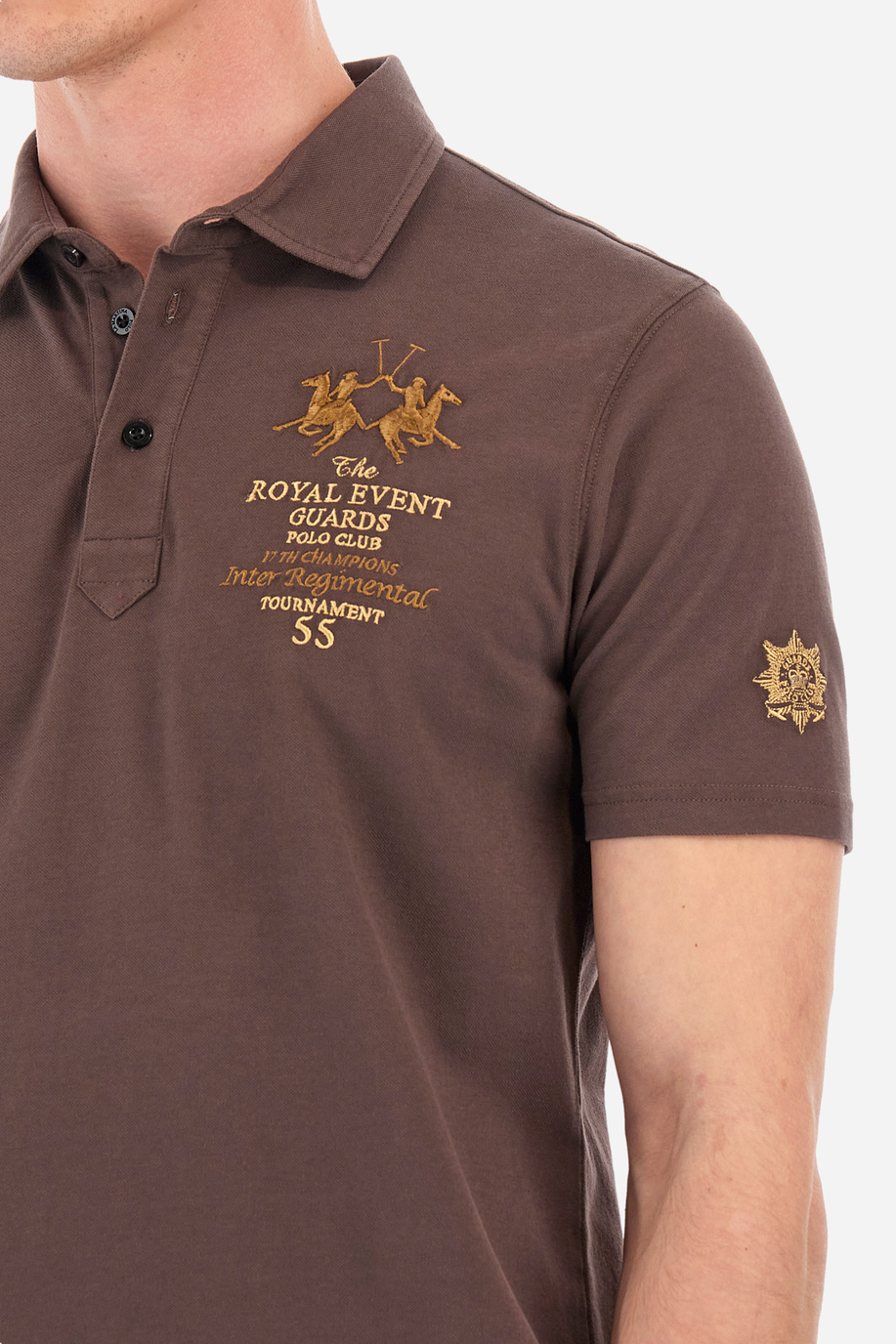 Poloshirt aus Stretch-Baumwolle Regular Fit – Yasmani - Guards - England | La Martina - Official Online Shop