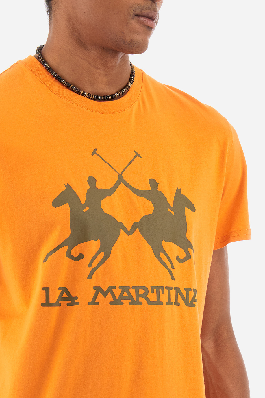 T-shirt coupe classique en coton - Ramon | La Martina - Official Online Shop