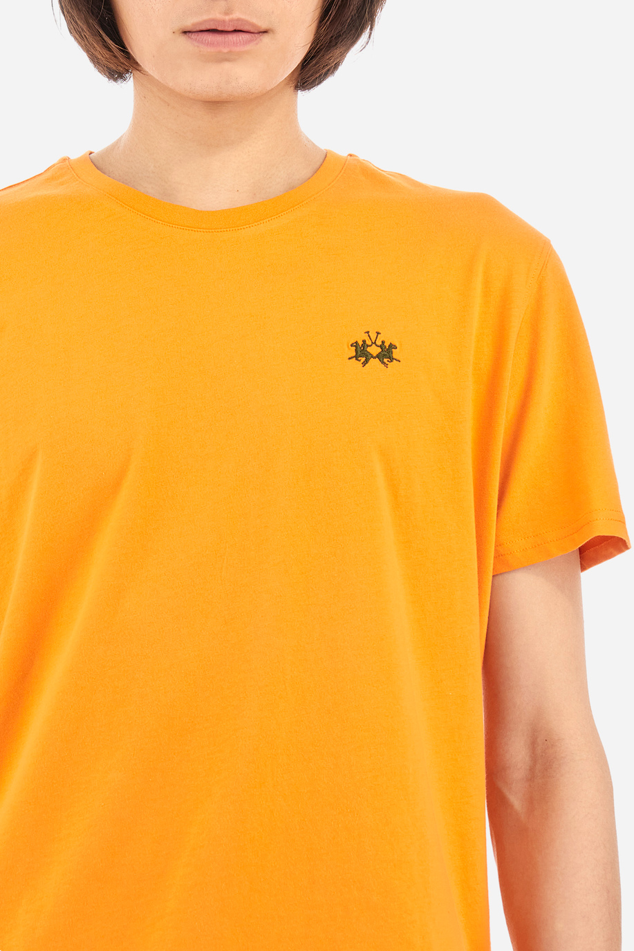 Regular-fit cotton T-shirt - Serge - XLarge sizes | La Martina - Official Online Shop