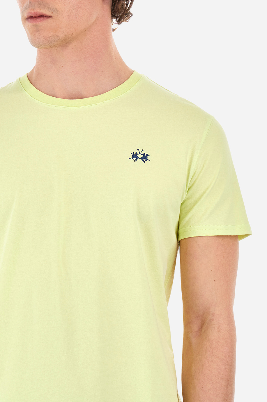 Regular-fit cotton T-shirt - Serge - T-shirts | La Martina - Official Online Shop