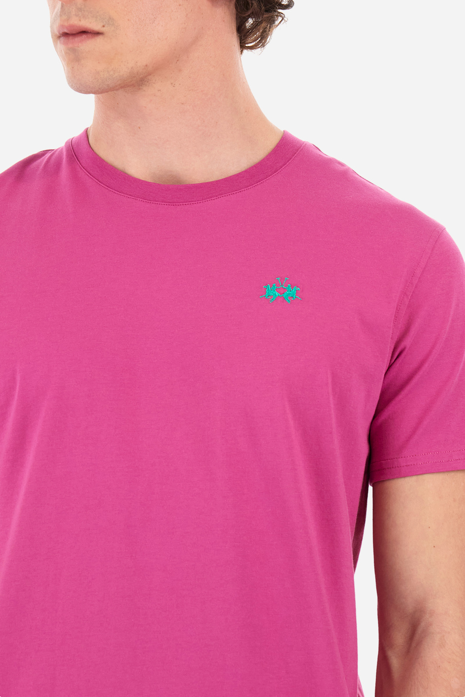 Regular-fit cotton T-shirt - Serge - T-shirts | La Martina - Official Online Shop