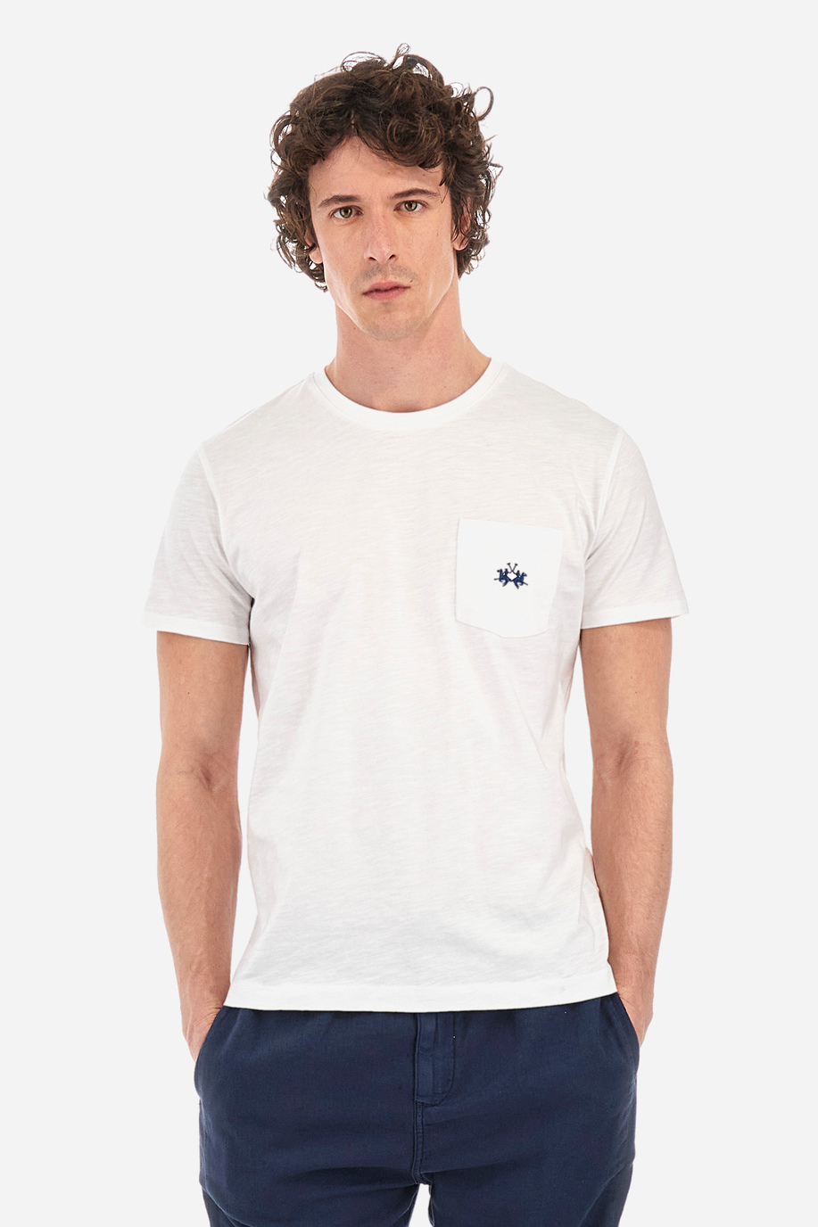 Regular-fit cotton T-shirt - Tuan - T-Shirts | La Martina - Official Online Shop